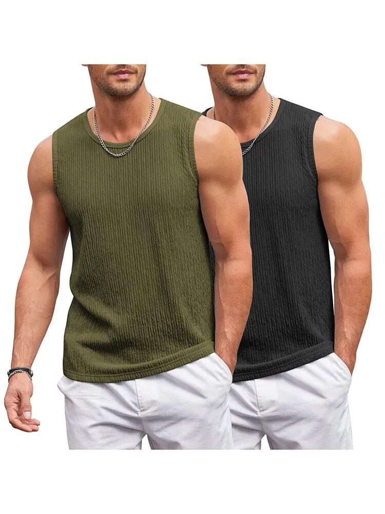 Jacquard Knit 2 Packs Tank Top (US Only)