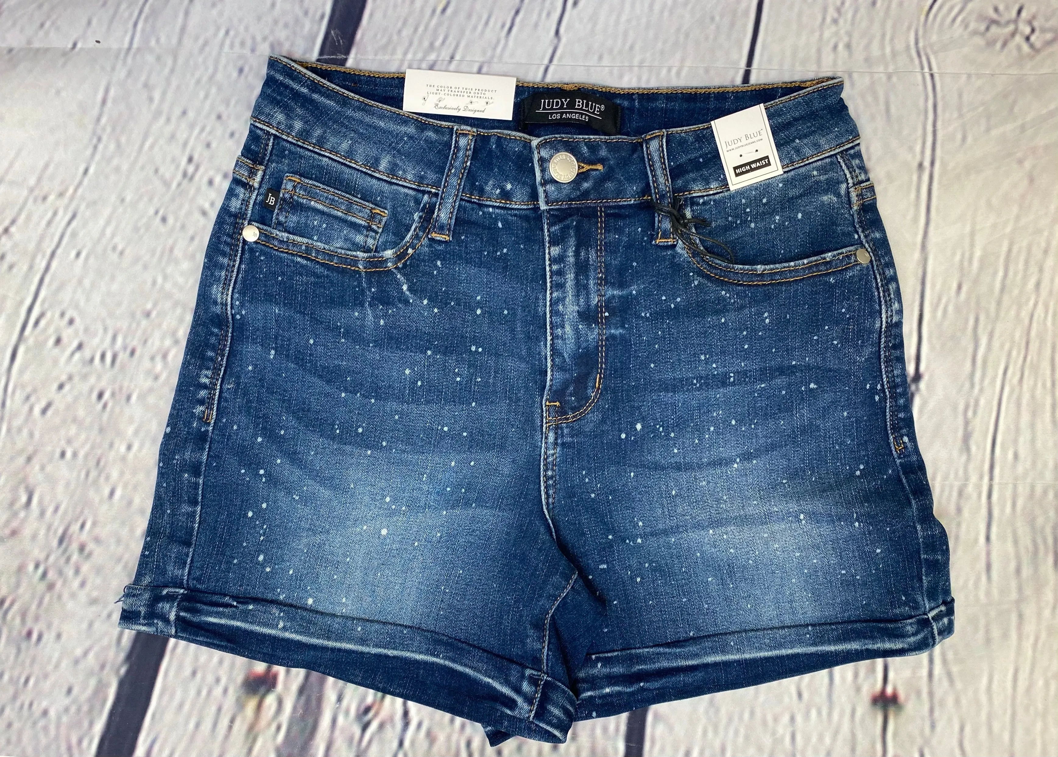 Judy Blue Galaxy Splash Shorts