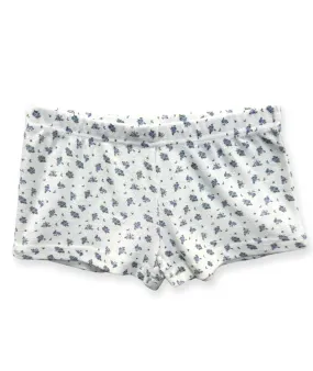 Katie J NYC Girls Baby Blue Rose Ditsy Floral Marina Shorts