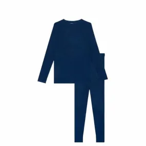 Kids Bamboo Long Sleeve Pajama Set 2 Piece - Agate Waffle
