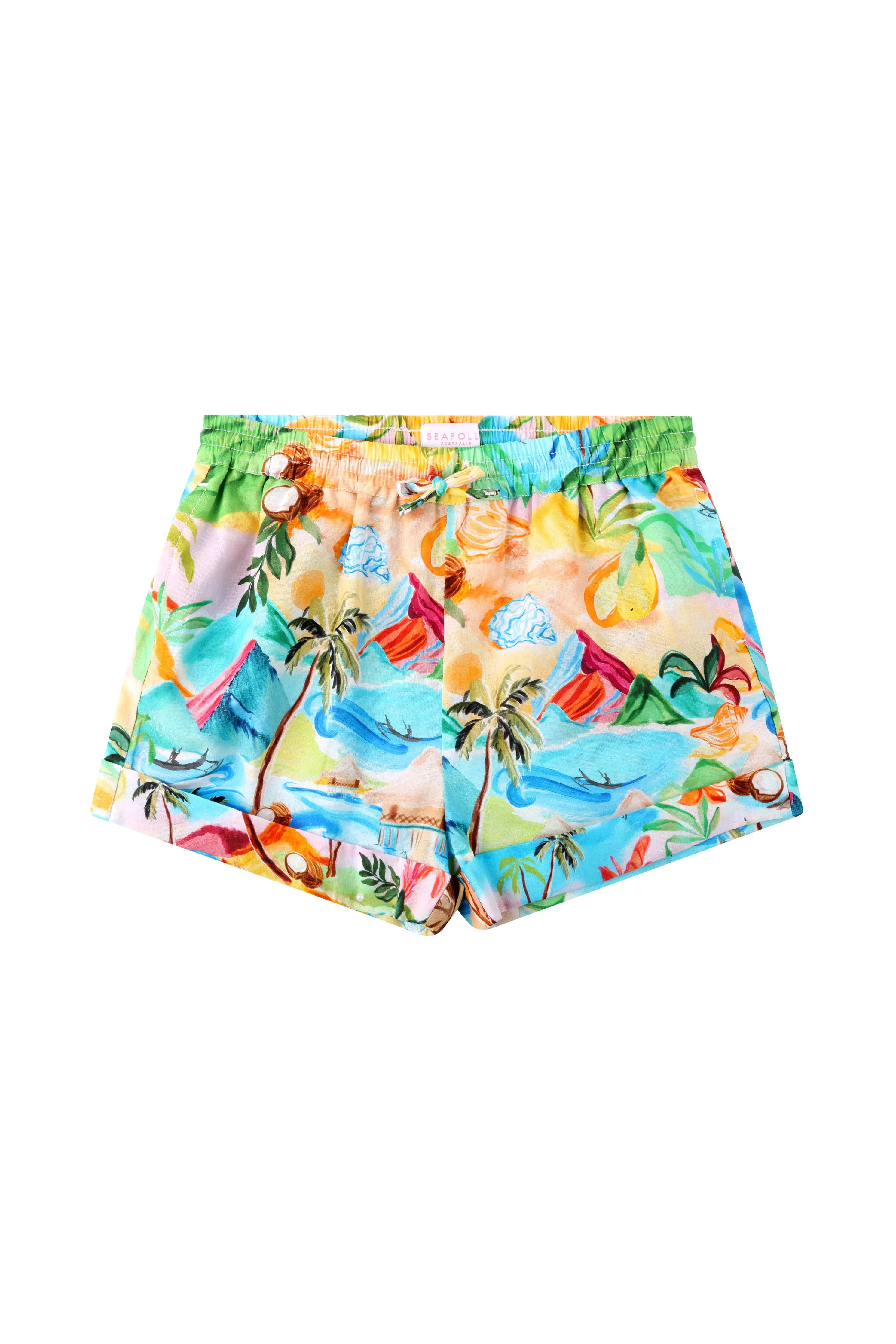 Kids Yardage Shorts - South Pacific