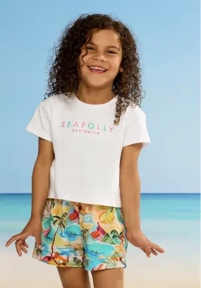 Kids Yardage Shorts - South Pacific