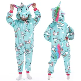 Licorne Children Pajamas Winter Sleepwear Boys Onesies Girls Outfits Set Unicorn  Panda Animal Pyjama Kids Baby Pijamas