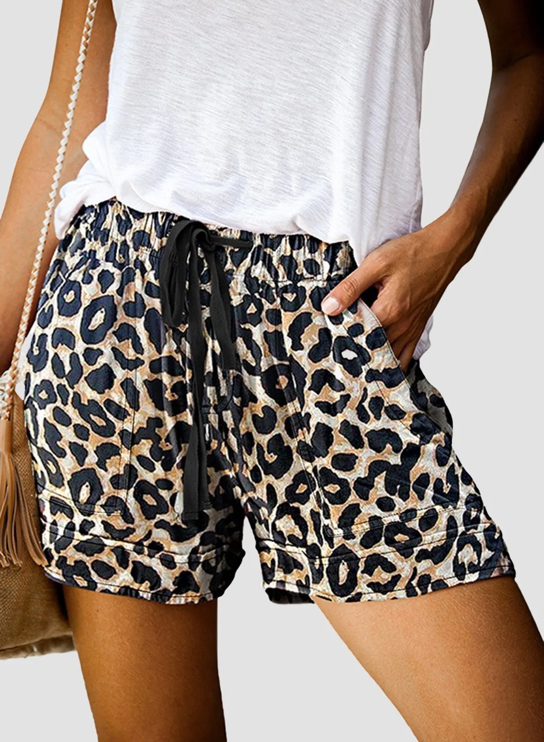 Loose Comfy Print Casual Shorts