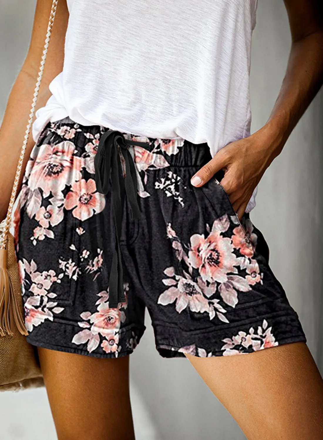 Loose Comfy Print Casual Shorts