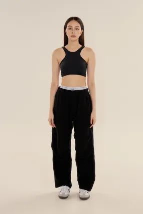 假兩件設計棉褲<br>ESSENTIAL COTTON SWEATPANTS