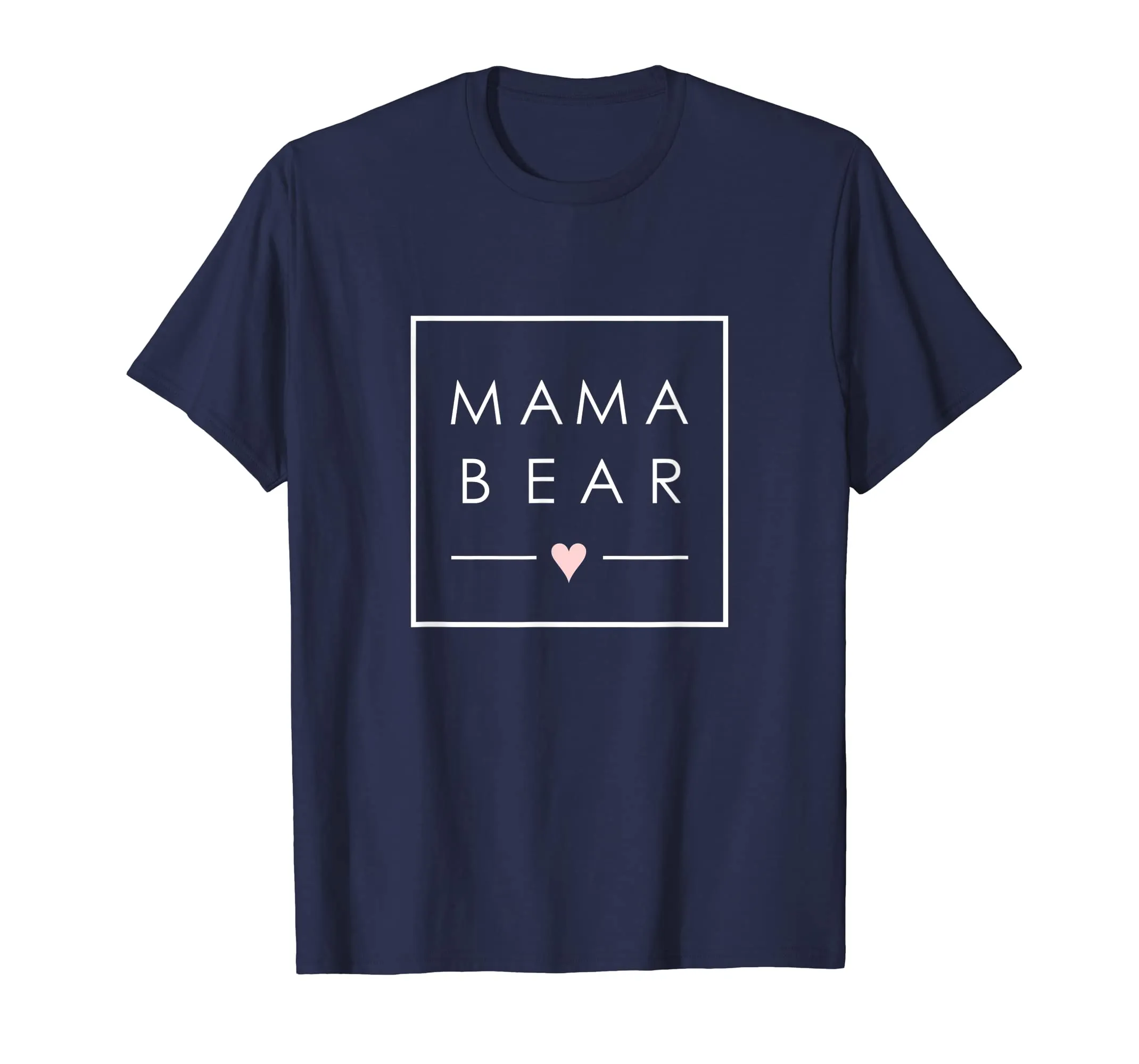 Mama Bear tshirt cute Mother love new Mom minimalist square