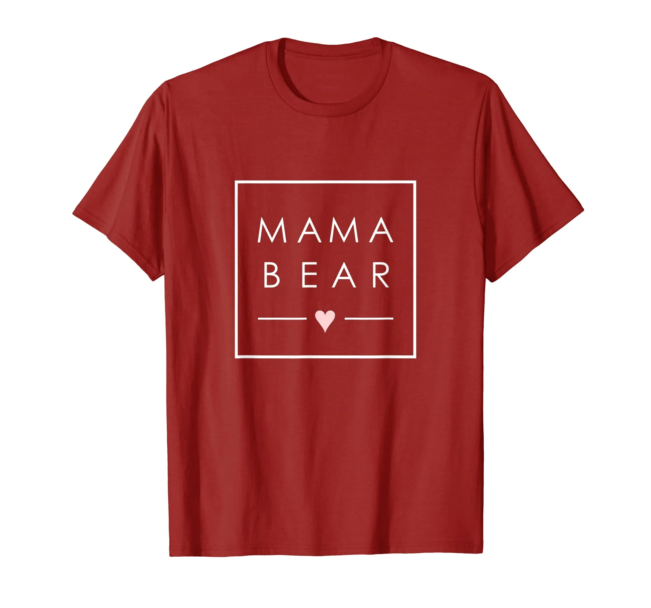 Mama Bear tshirt cute Mother love new Mom minimalist square