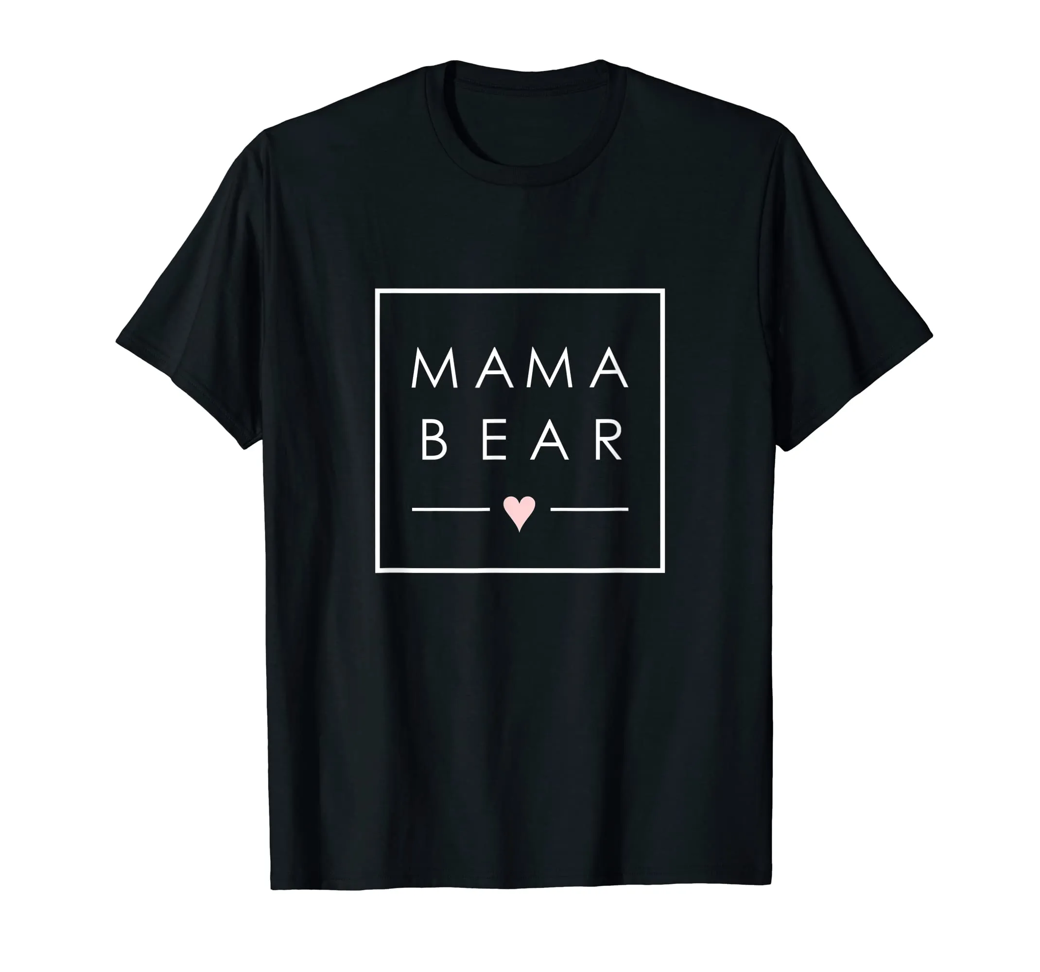 Mama Bear tshirt cute Mother love new Mom minimalist square