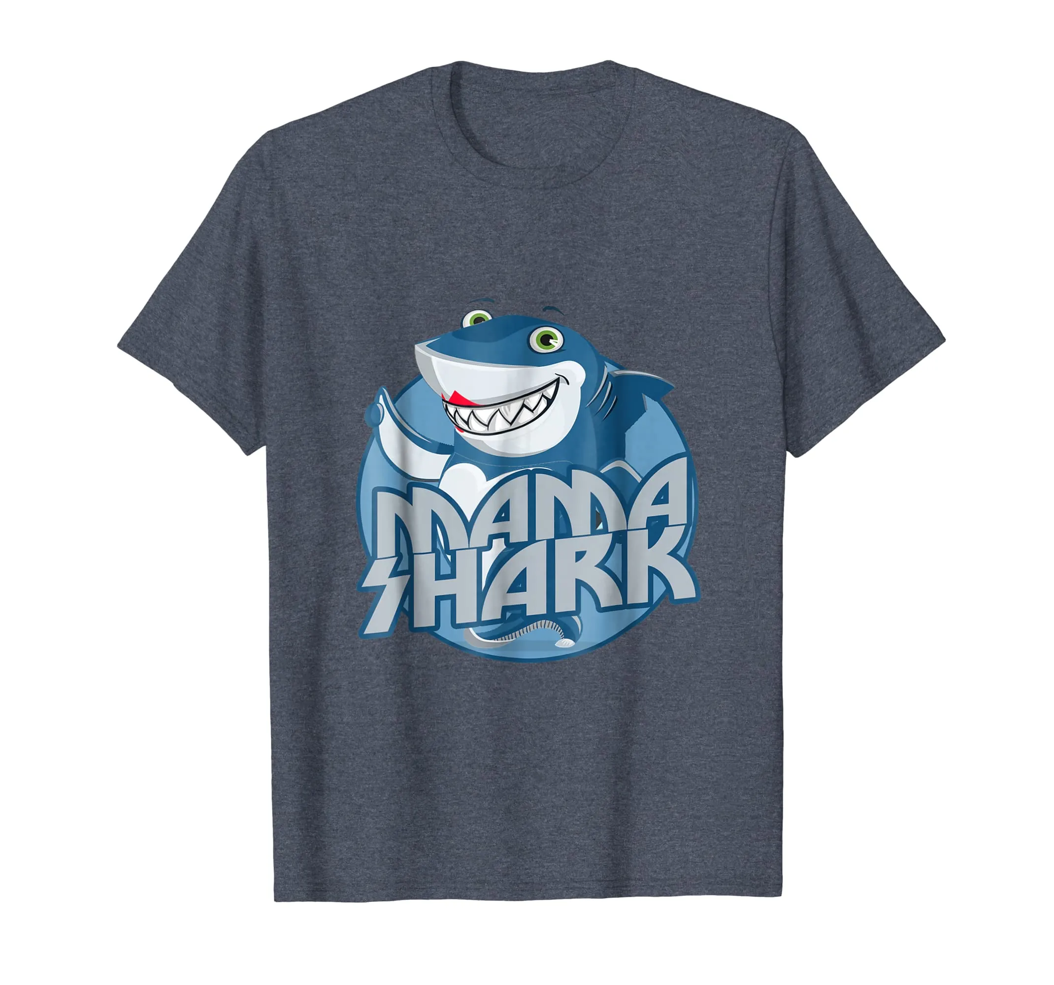 Mama Shark T-Shirt Mother Ocean Sea Animal Lover Protective