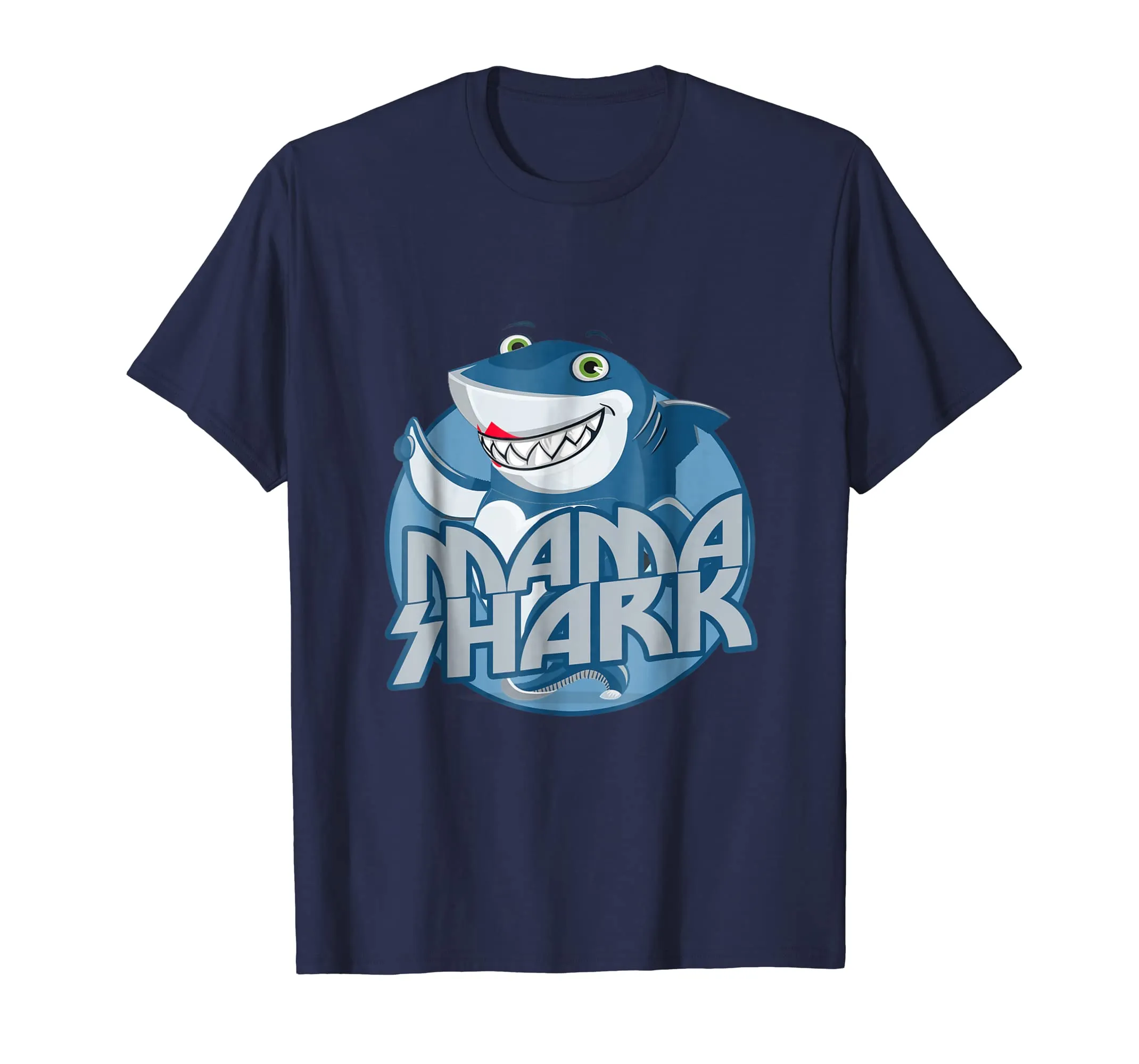 Mama Shark T-Shirt Mother Ocean Sea Animal Lover Protective
