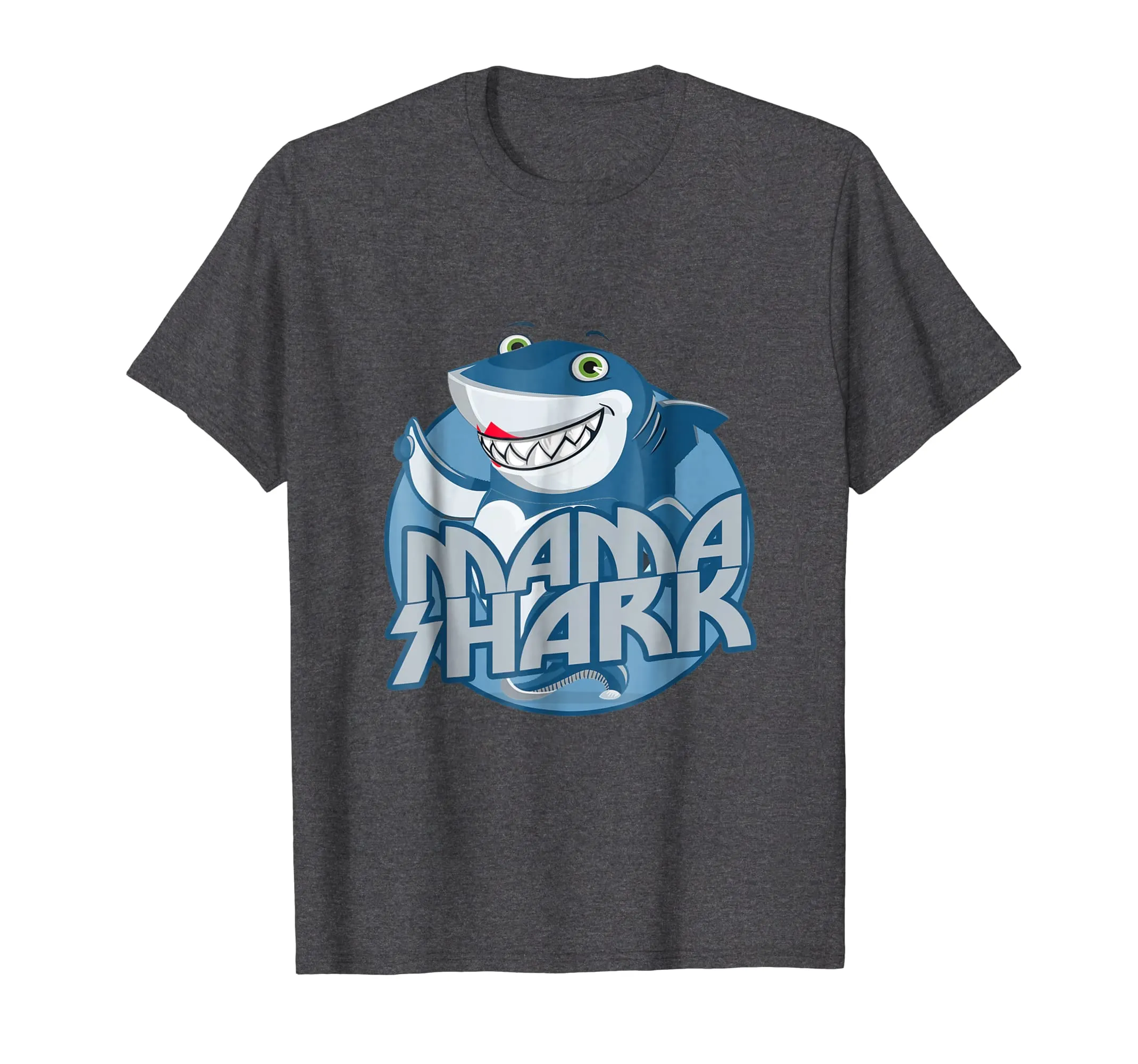 Mama Shark T-Shirt Mother Ocean Sea Animal Lover Protective