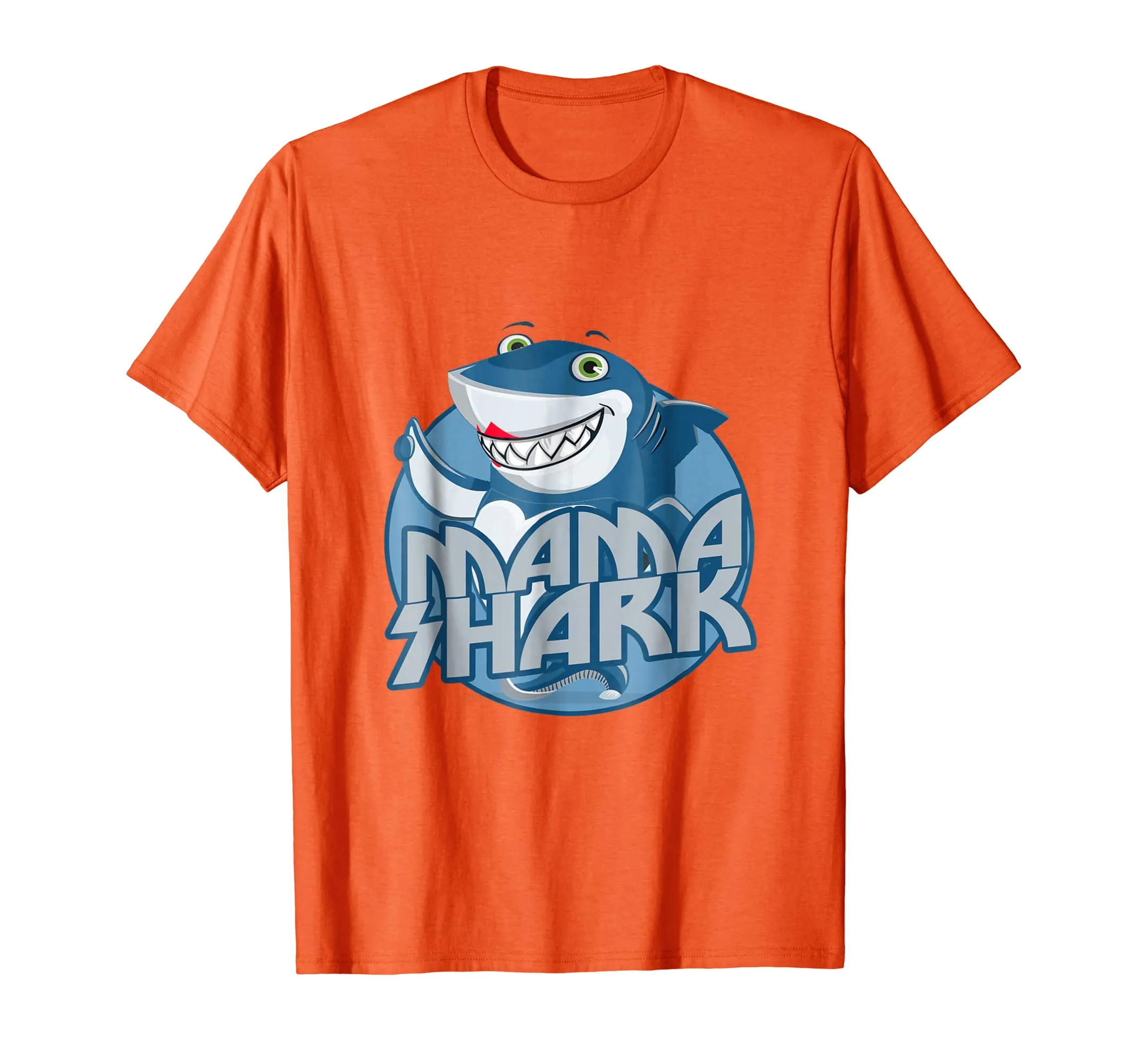 Mama Shark T-Shirt Mother Ocean Sea Animal Lover Protective