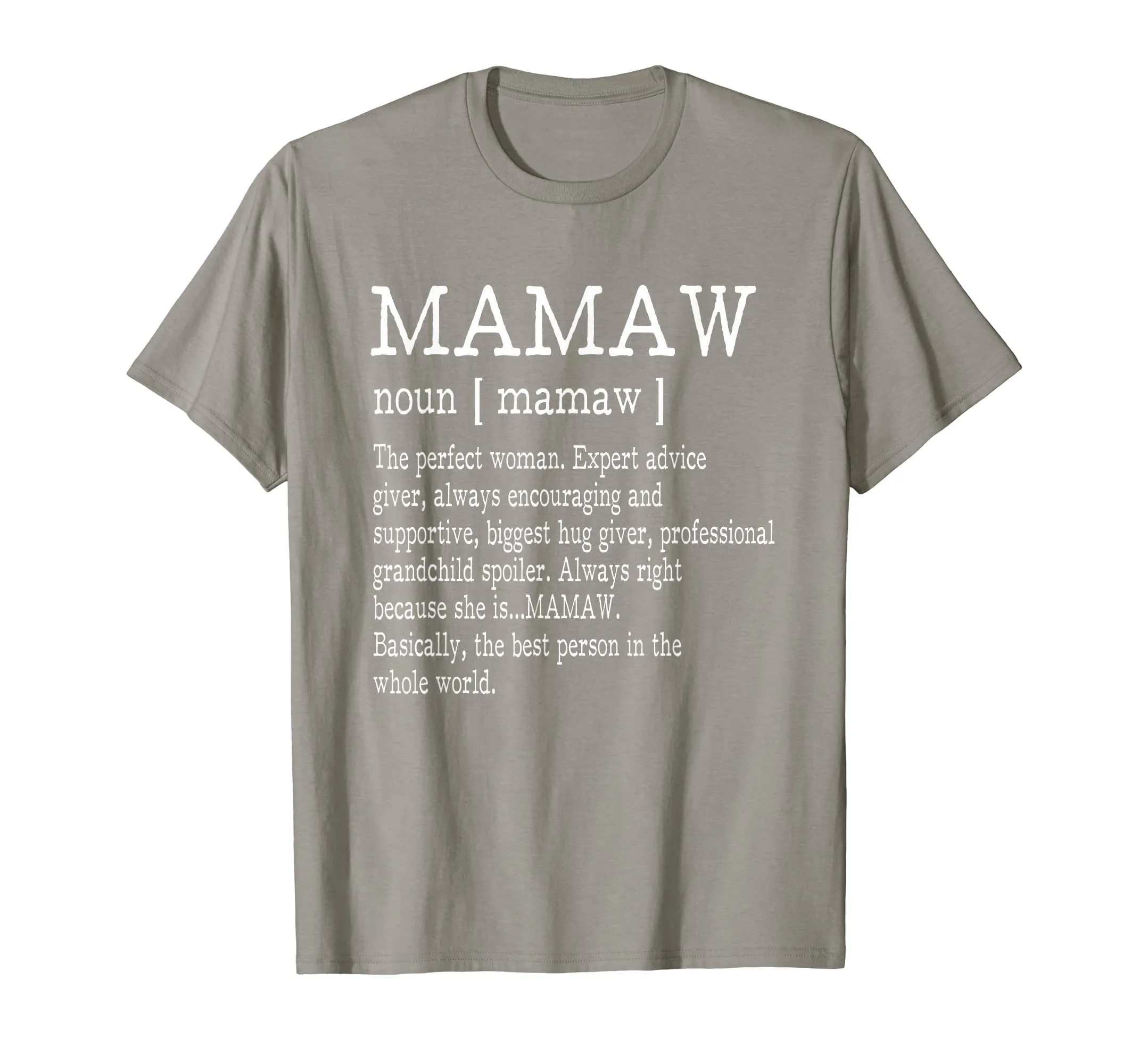 Mamaw Definition Grandma Mother Day Gifts Women T-Shirt