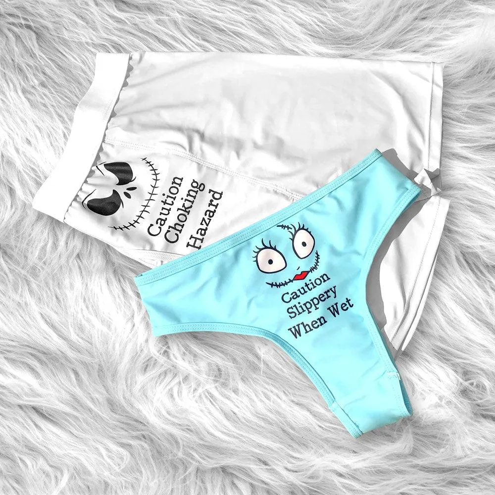 Matching Couples Underwear Gift Nightmare Funny Lovers