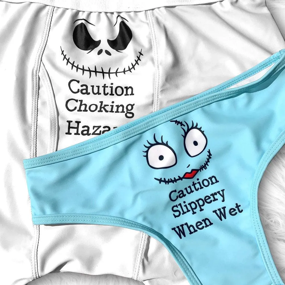Matching Couples Underwear Gift Nightmare Funny Lovers