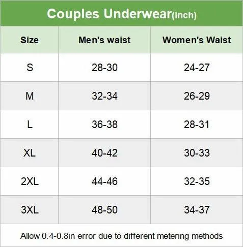 Matching Couples Underwear Gift Nightmare Funny Lovers