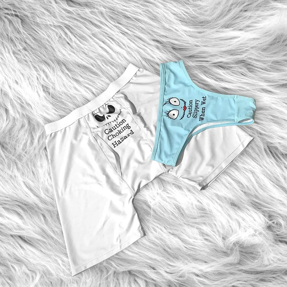 Matching Couples Underwear Gift Nightmare Funny Lovers