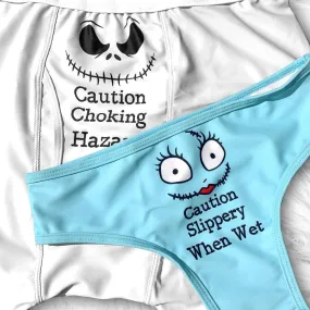 Matching Couples Underwear Gift Nightmare Funny Lovers