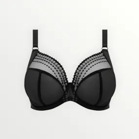 Matilda Full Support Plunge Bra | Black