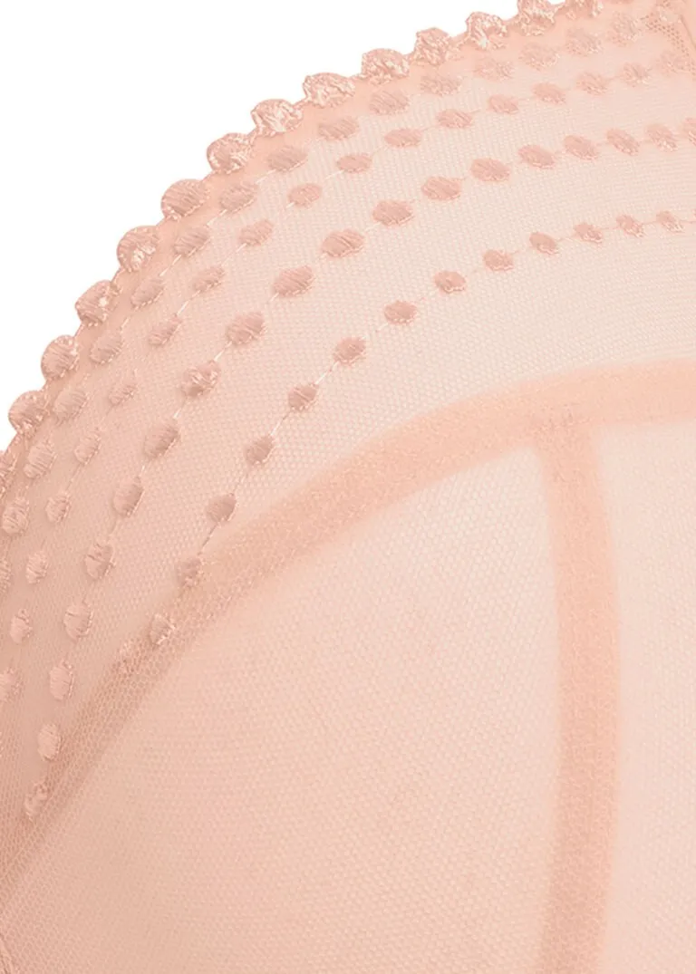 Matilda Full Support Plunge Bra | Pearl Blush