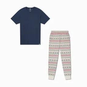 Men's Fair Isle Pajama Set