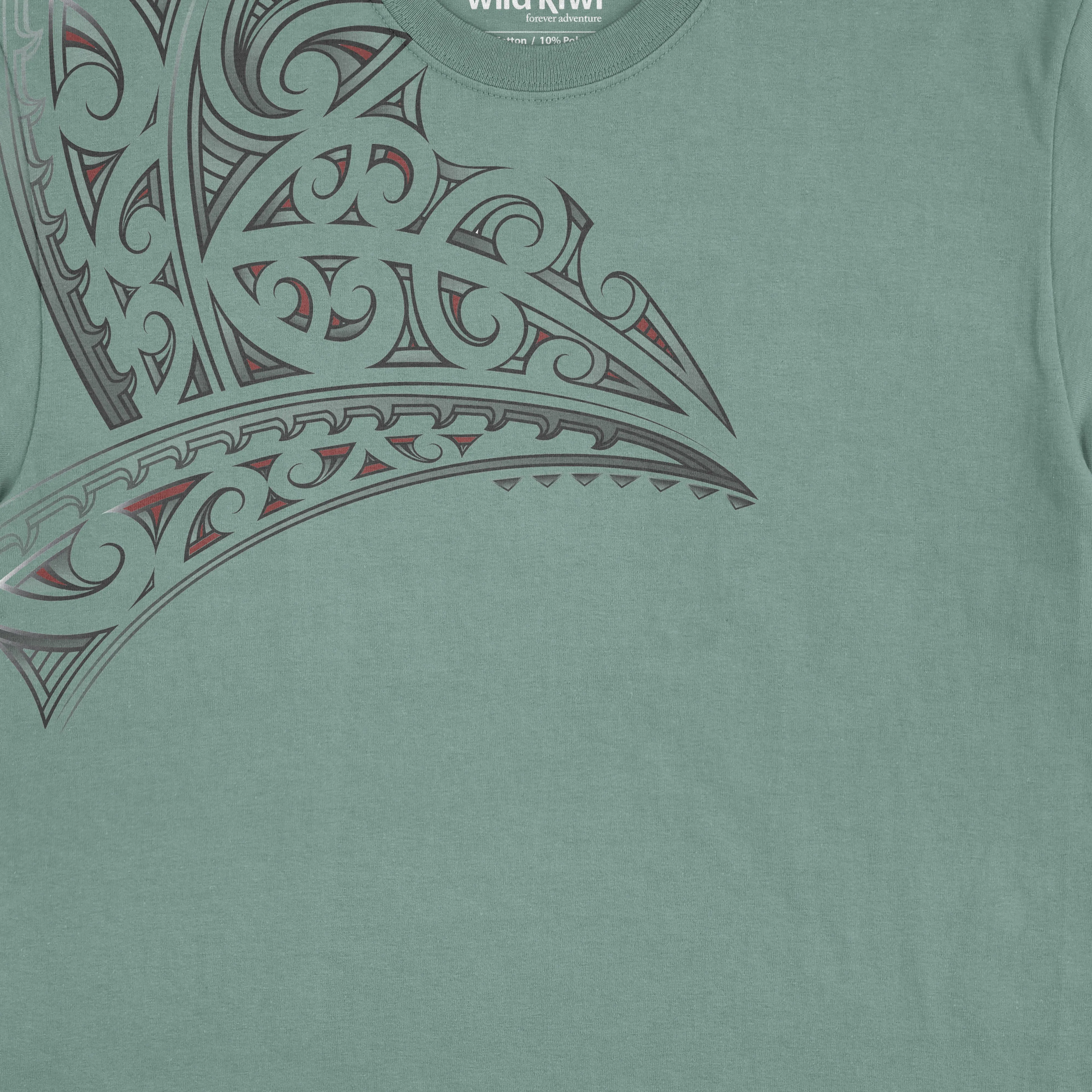 Mens New Zealand T Shirt - Shoulder Tattoo