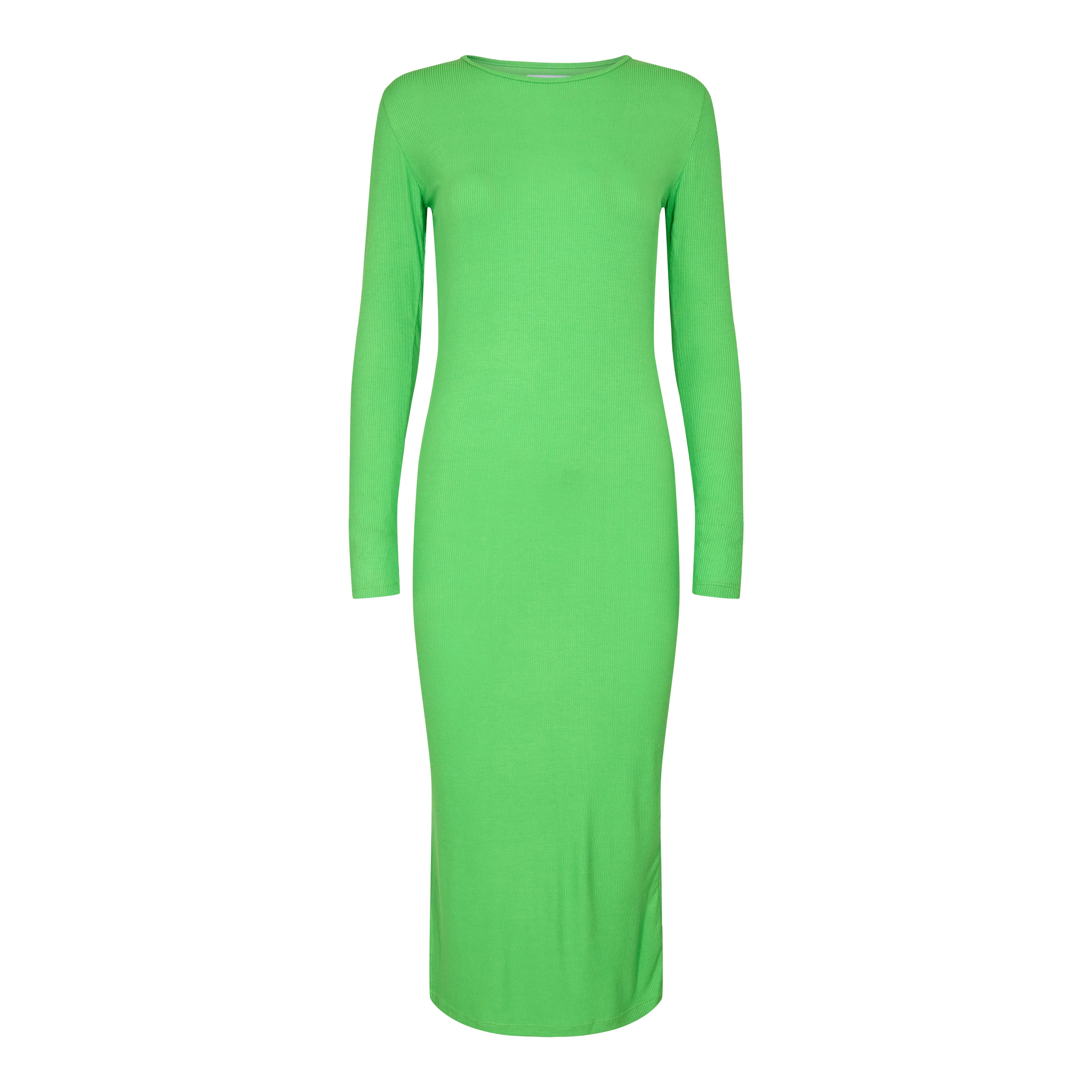 NATALIA-LS-DRESS - NEONGREEN
