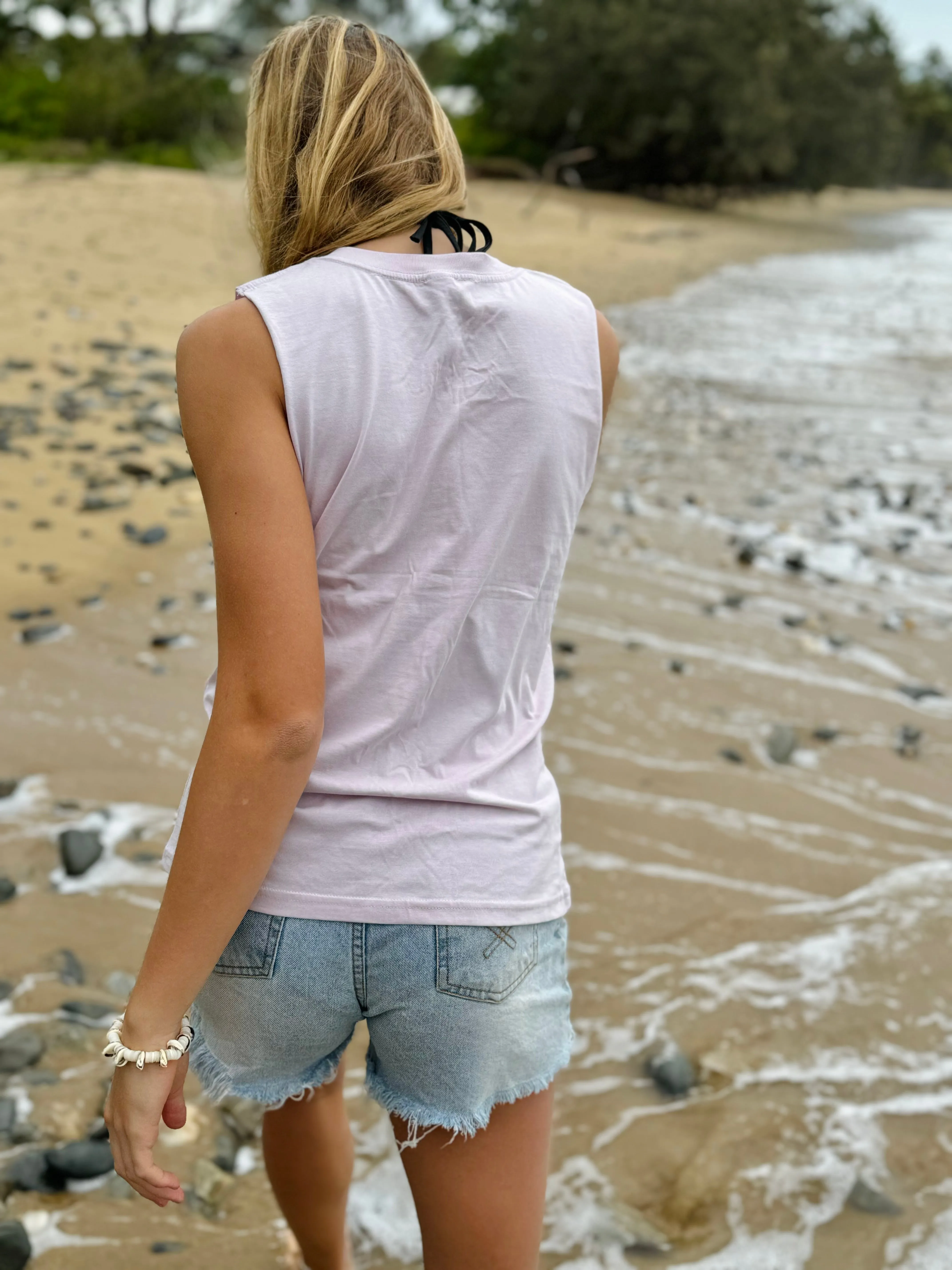 NEW Ladies Swell Tank - Light Purple & Butter Yellow