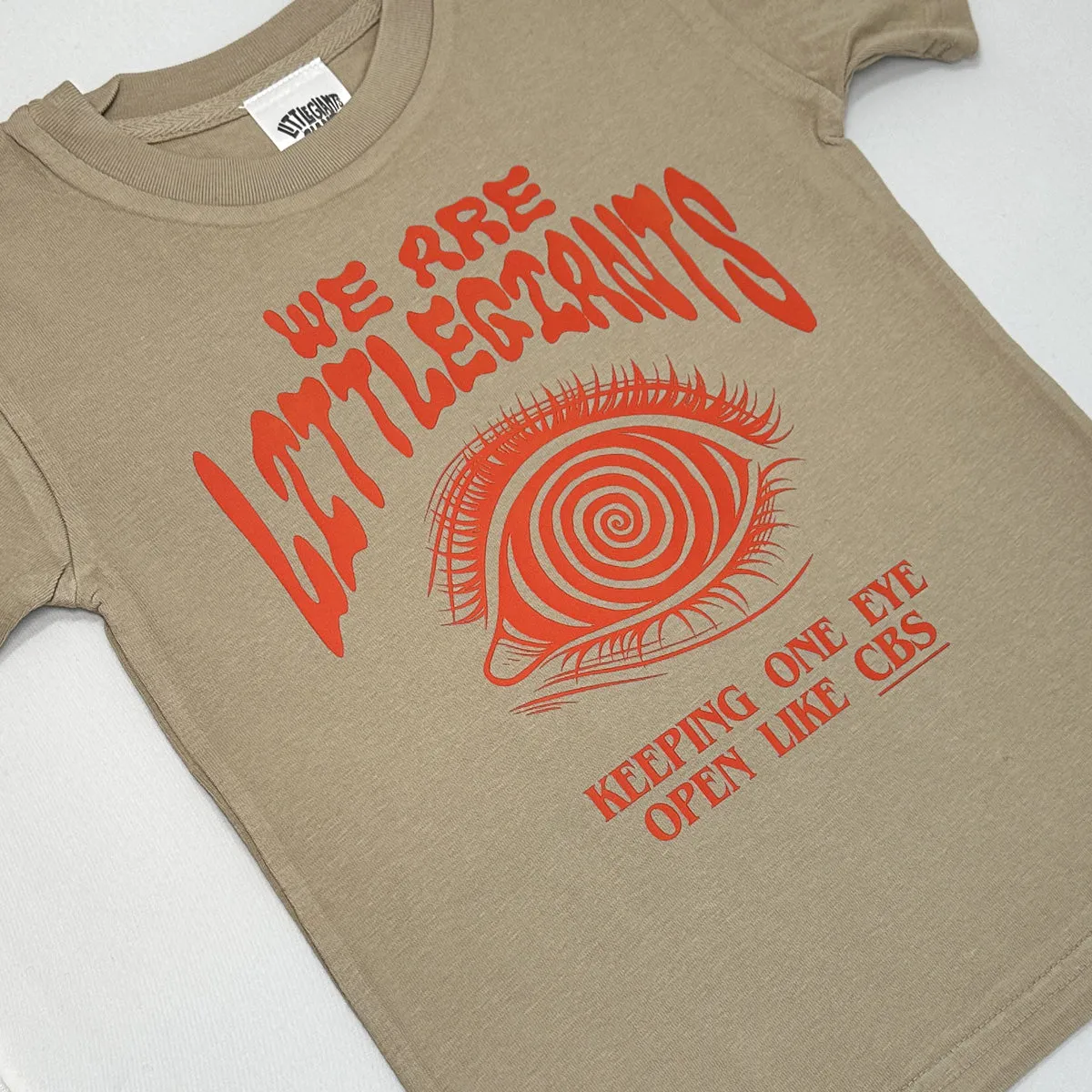 One Eye Open T-Shirt (Peanut Butter)