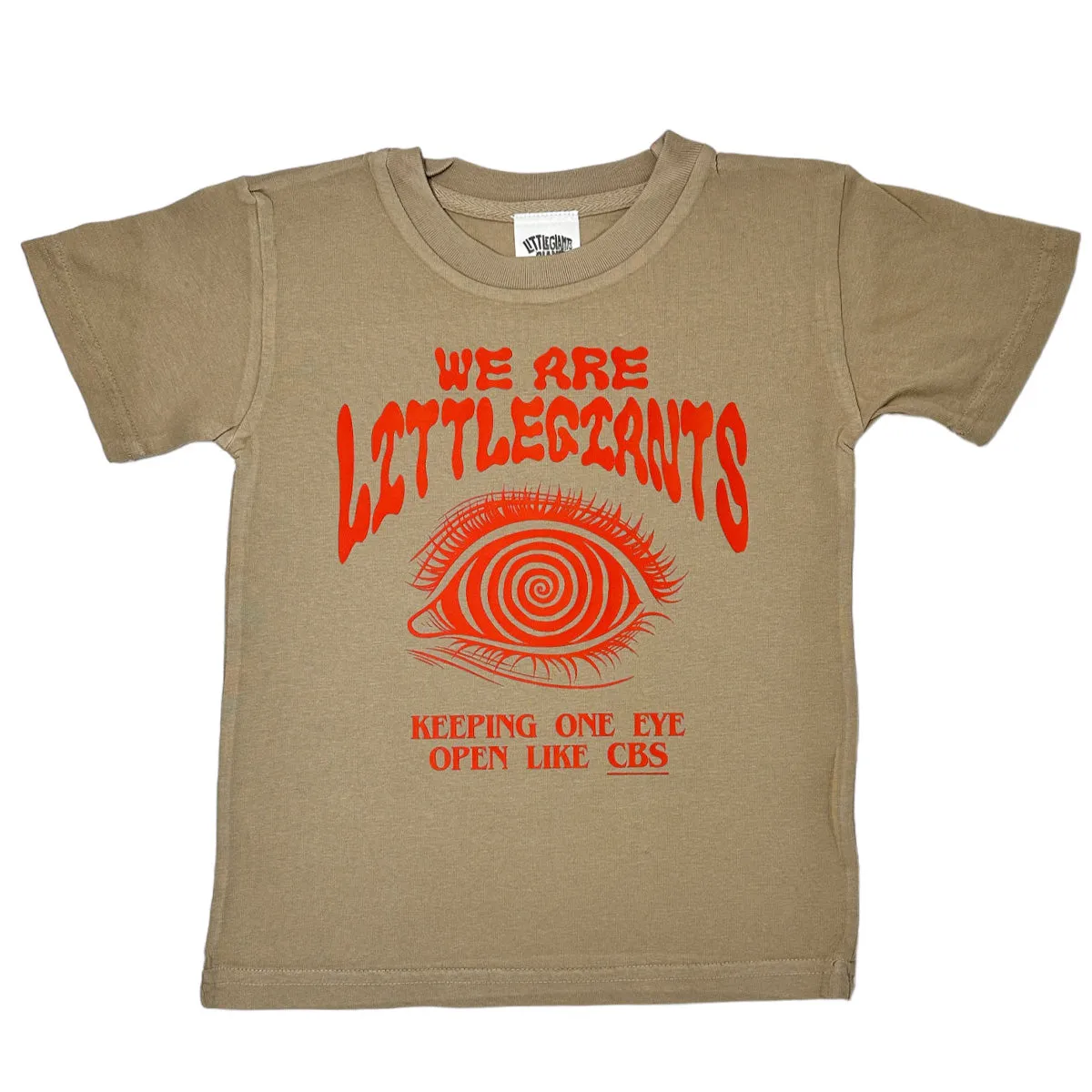 One Eye Open T-Shirt (Peanut Butter)