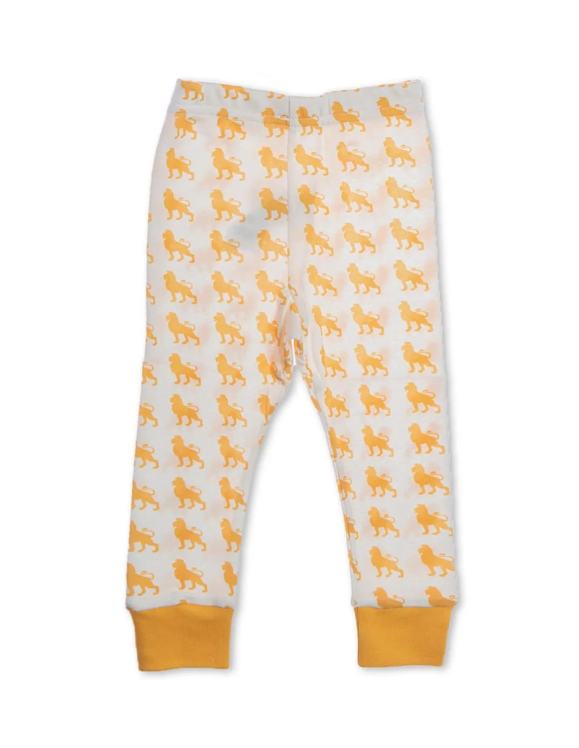Organic Cotton Pajamas  Lion Orange