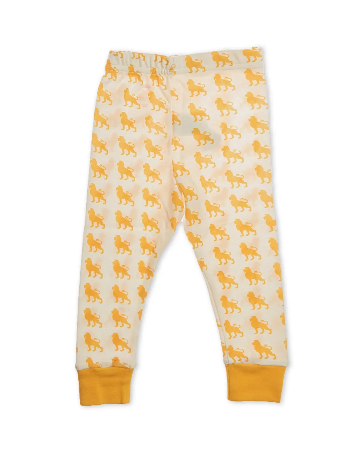 Organic Cotton Pajamas  Lion Orange