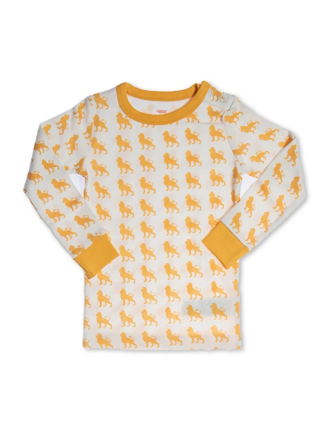 Organic Cotton Pajamas  Lion Orange