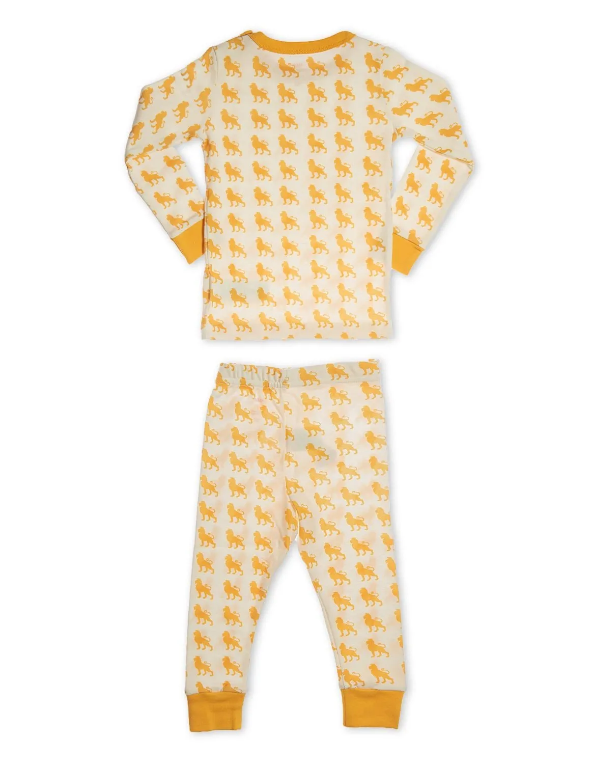 Organic Cotton Pajamas  Lion Orange