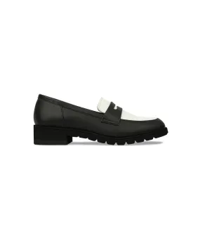 Penny Loafers - Black n White