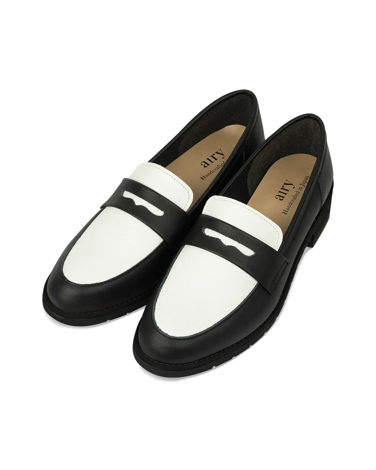 Penny Loafers - Black n White