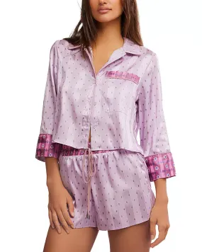 Pillow Talk PJ Set-Lilac Combo