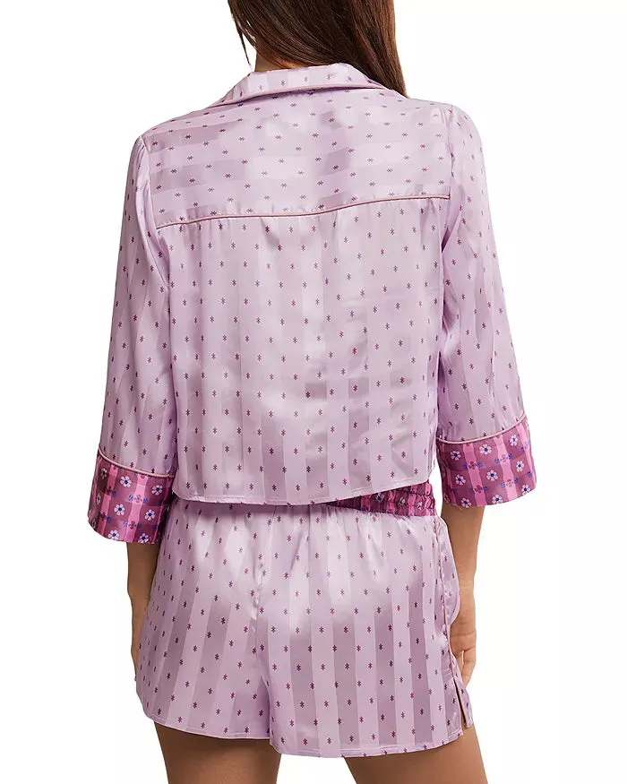 Pillow Talk PJ Set-Lilac Combo