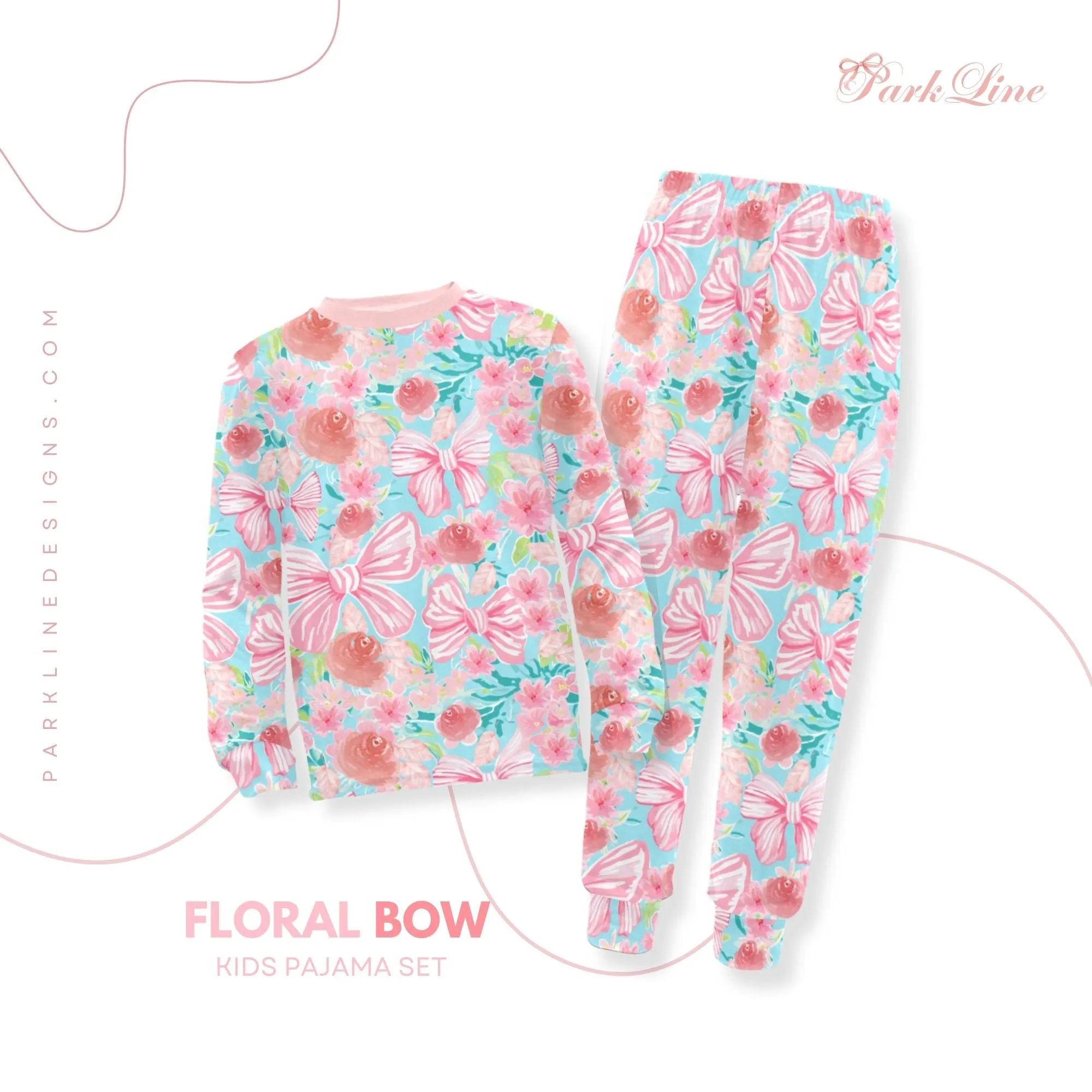 Pink Dandy | Pajama Set for Girls  | Sweet & Comfortable Sleepwear for Kids