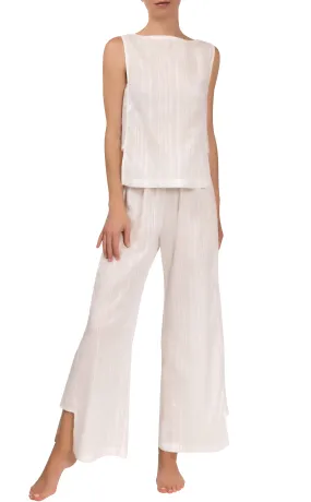 Piper Sleep Set - Shimmer Striped Cotton Lurex