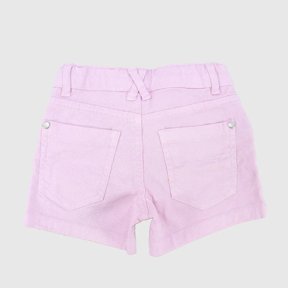 Plain Gabardine Shorts
