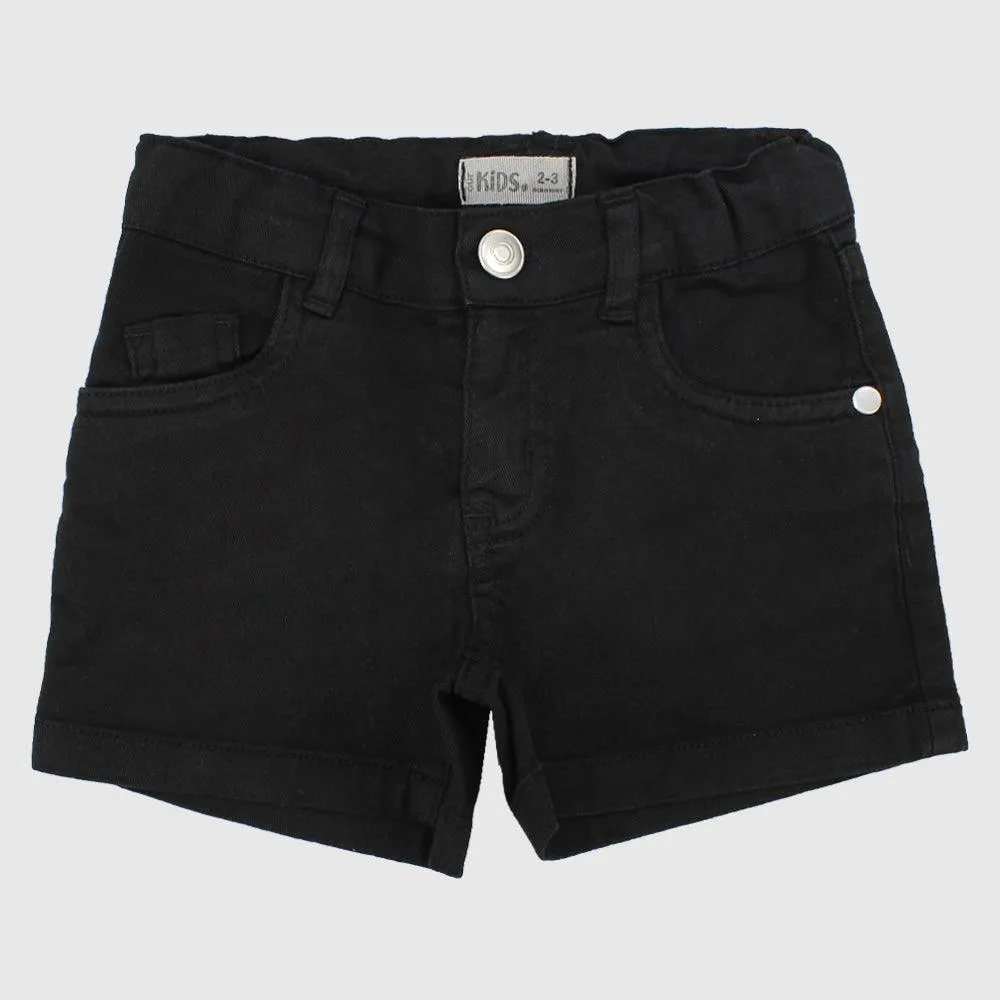 Plain Gabardine Shorts