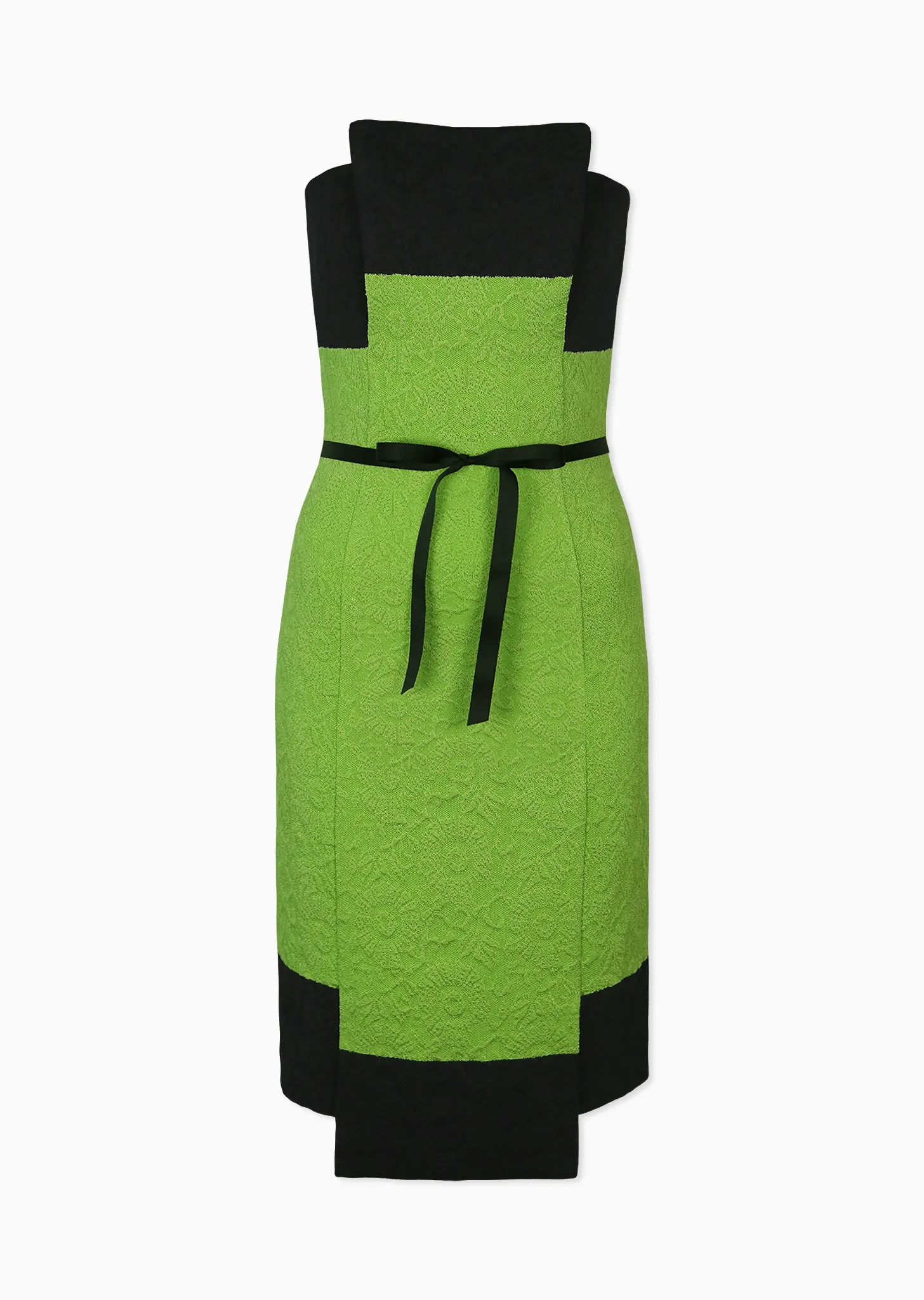 *PRE-ORDER* Lindsay - Matelassé Knit Dress with Bow