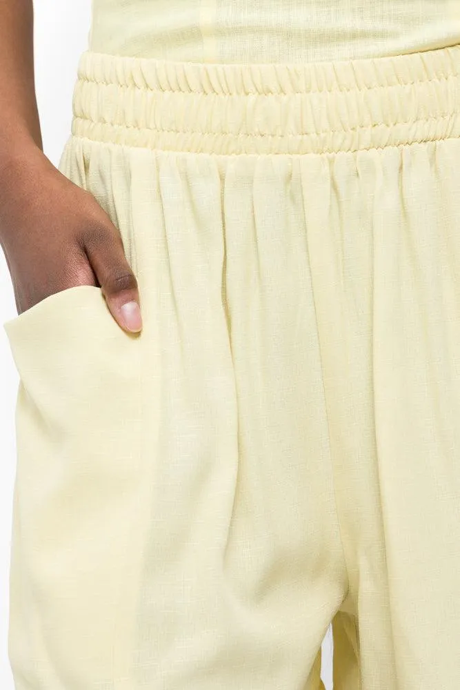 Pull On Shorts Yellow