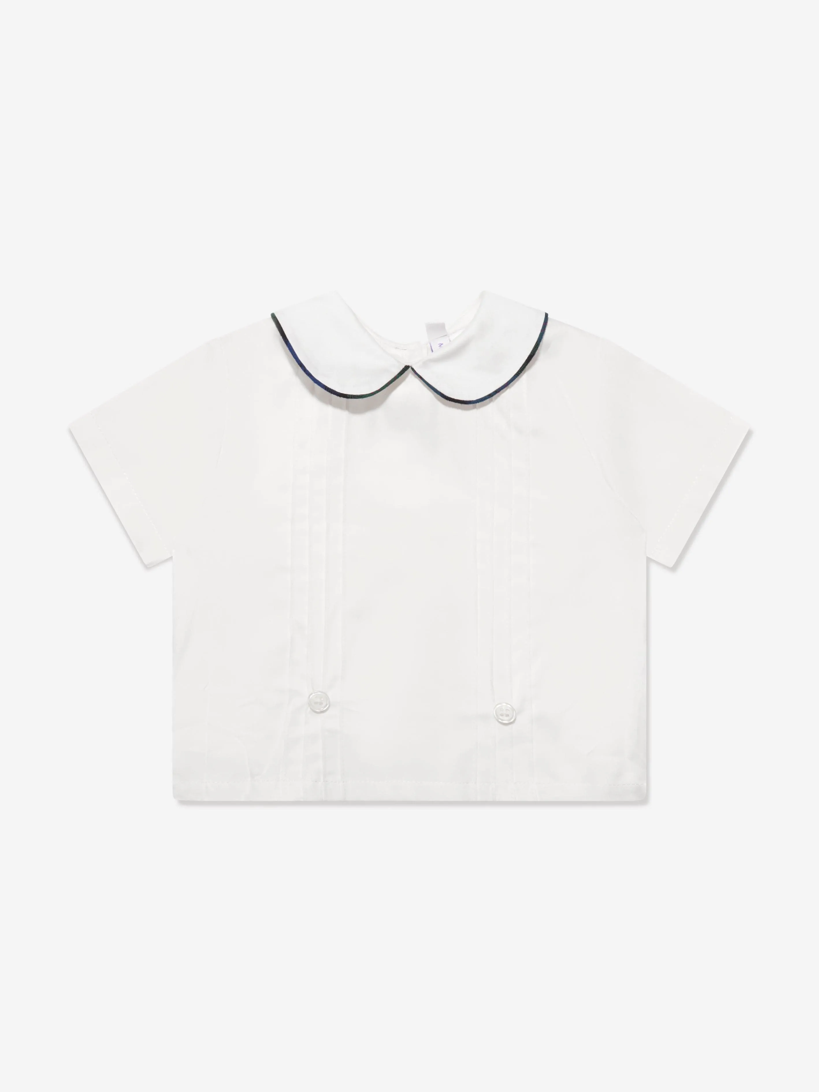 Rachel Riley Baby Boys Tartan Shorts Set in Navy
