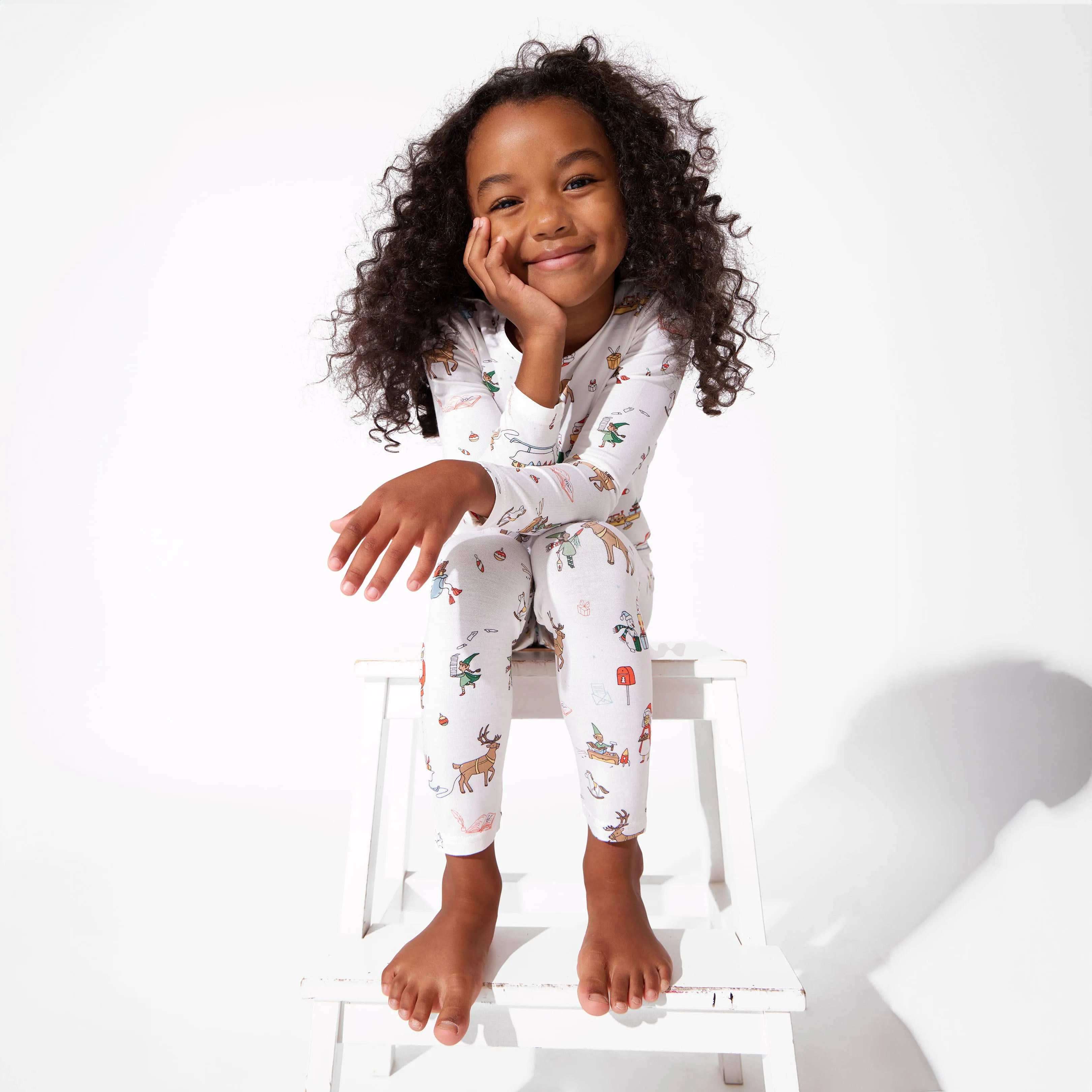 Santa's Workshop Kids Bamboo Pajamas