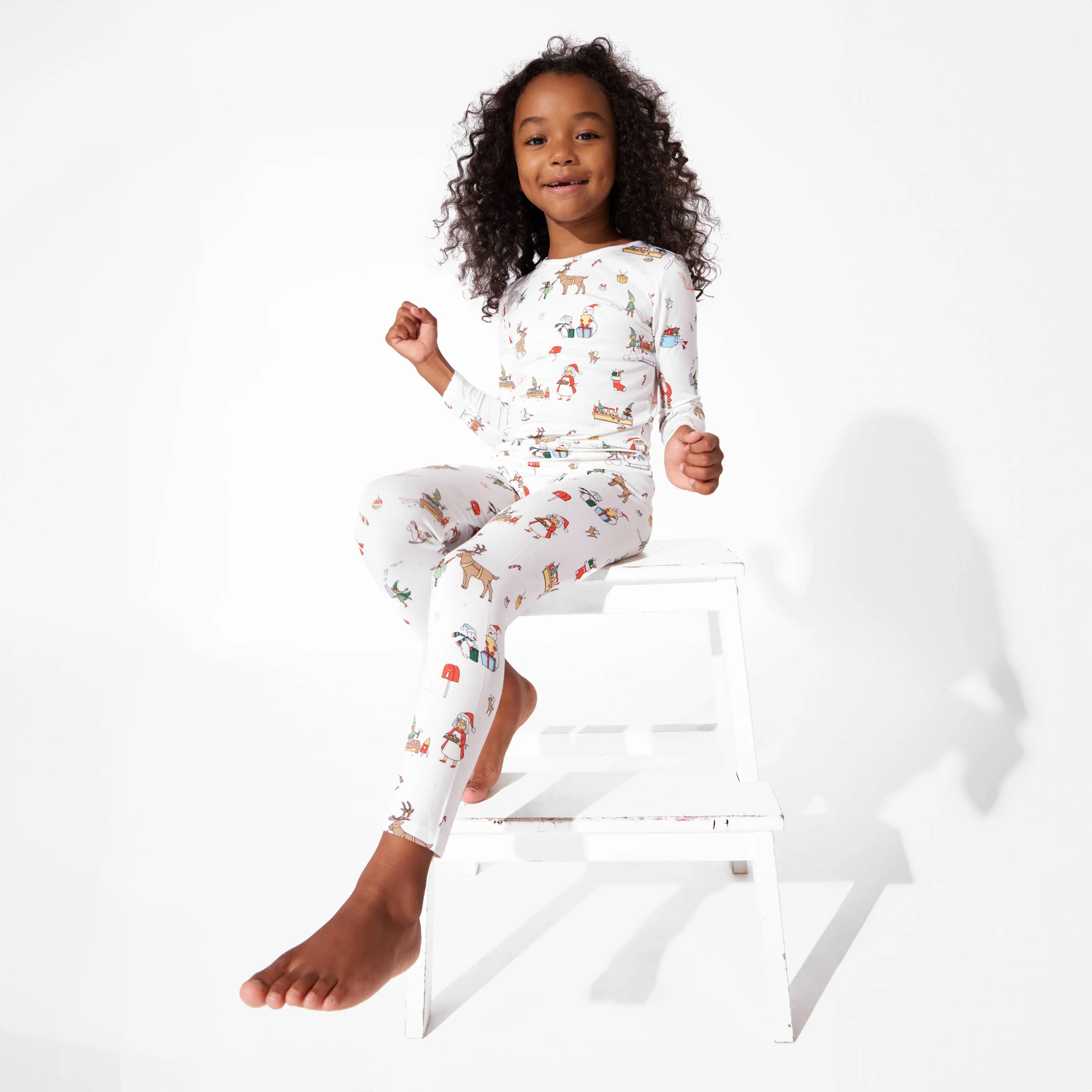 Santa's Workshop Kids Bamboo Pajamas
