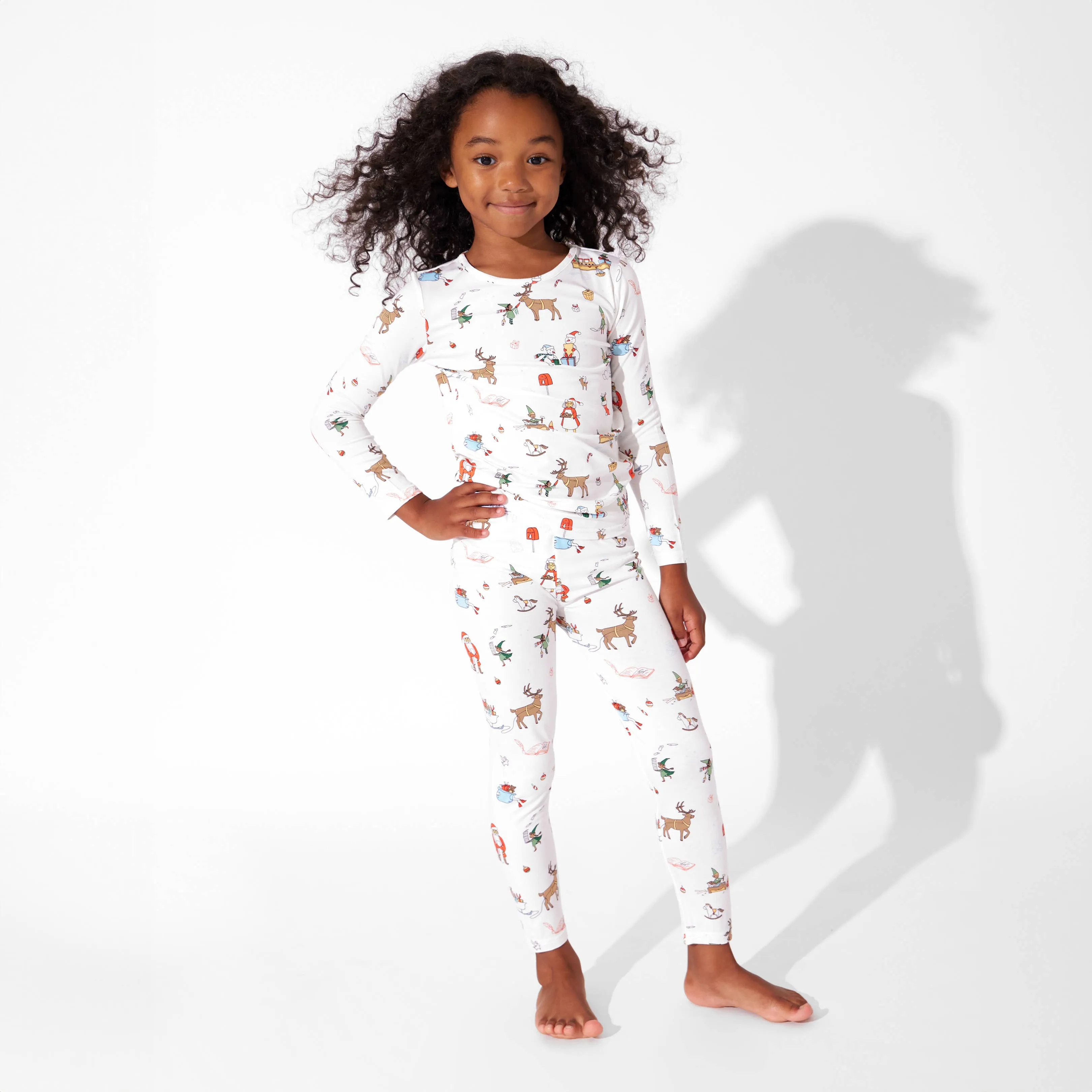 Santa's Workshop Kids Bamboo Pajamas