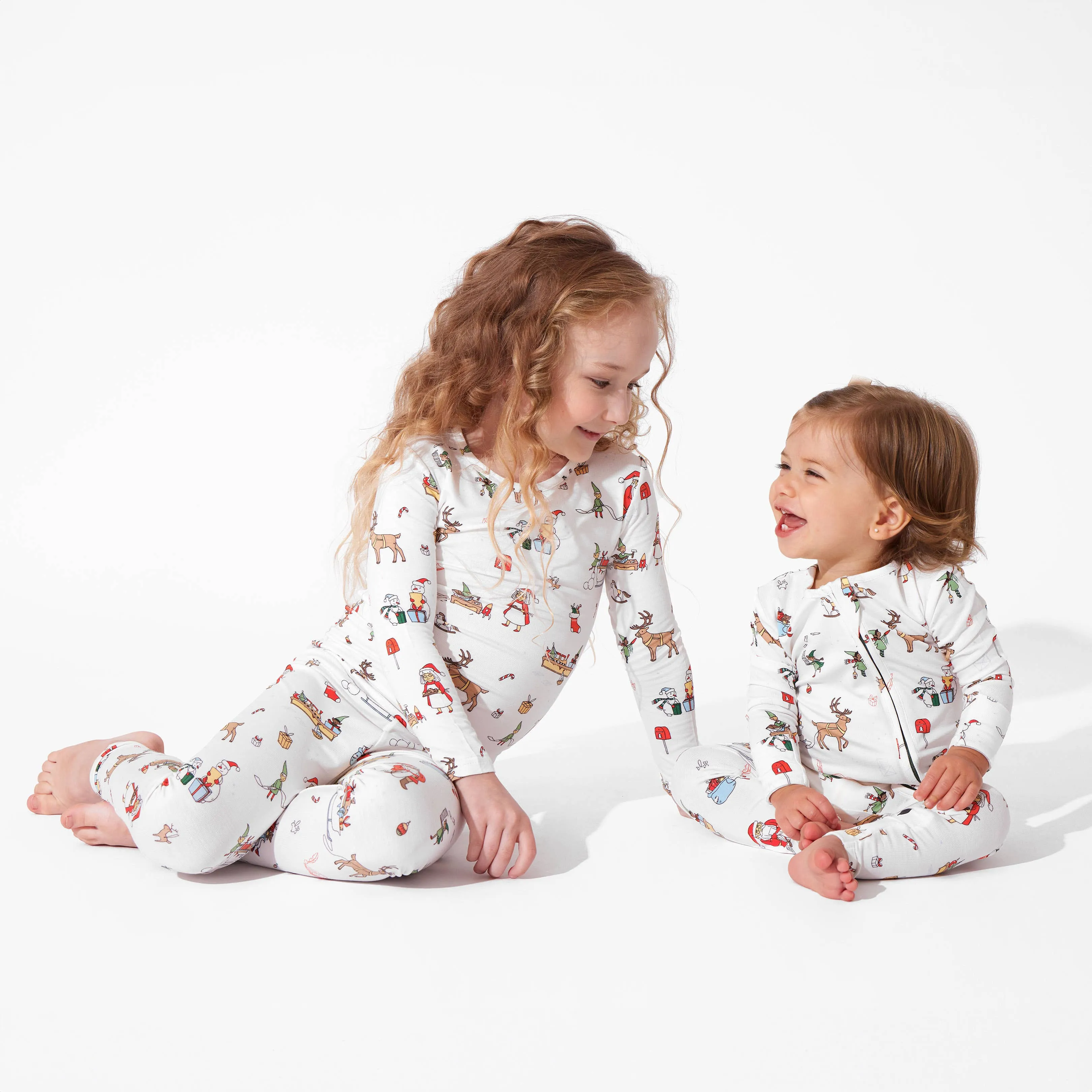Santa's Workshop Kids Bamboo Pajamas